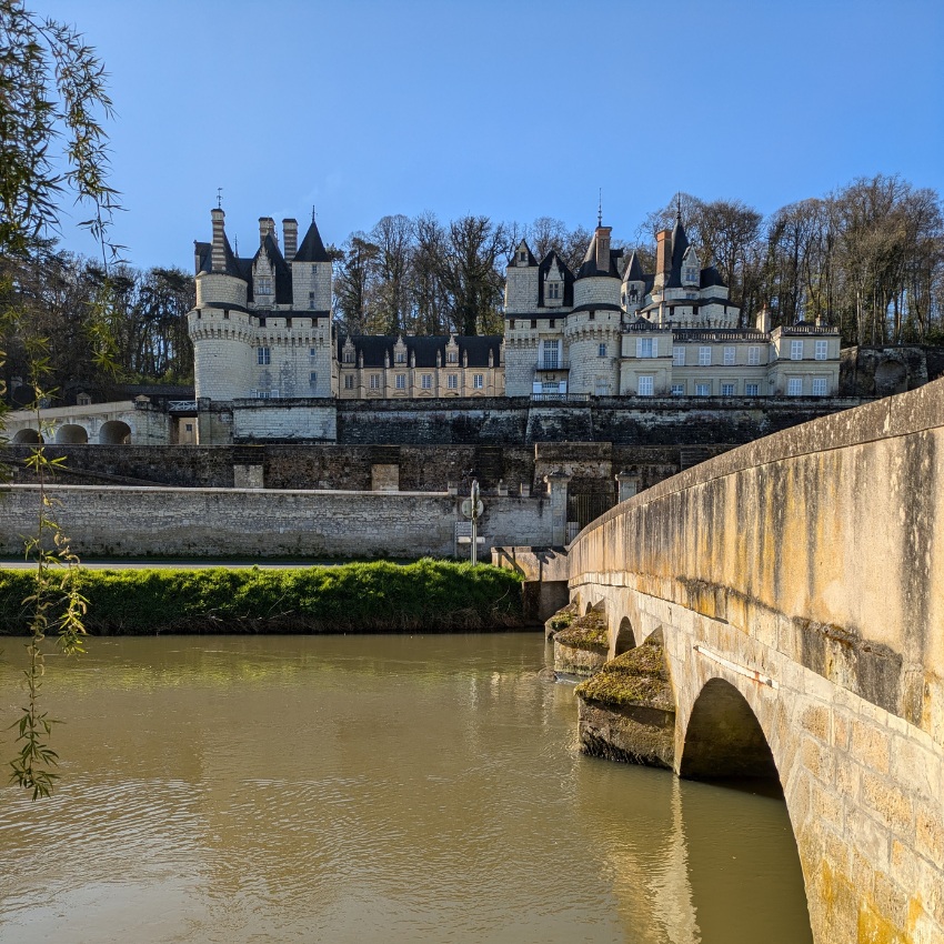 Château de Rigny-Ussé avec l'Indre